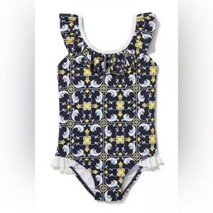 Janie and Jack side ruffle detail one piece swimsuit for baby